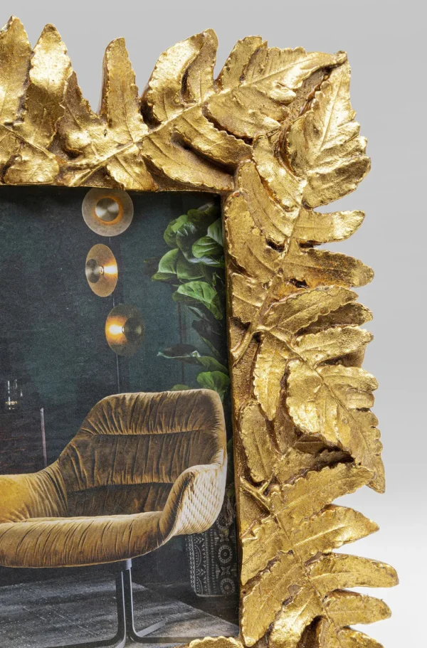 Valokuvakehykset>KARE Design Gold Leaves Valokuvakehys 10x15cm
