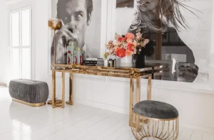 Konsolipöydät Ja Sivupöydät>KARE Design Gold Rush Konsolipöytä, Kulta