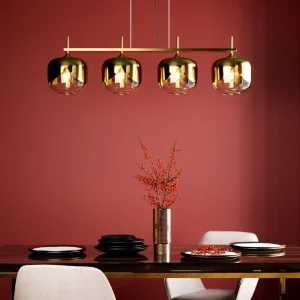 Riippuvalaisimet>KARE Design Golden Goblet Quattro Riippuvalaisin, Kulta Ø25cm