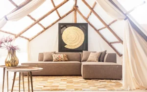 Seinäkoristeet>KARE Design Golden Snail Etana Seinä-koriste, Taulu, Kulta 120x120cm