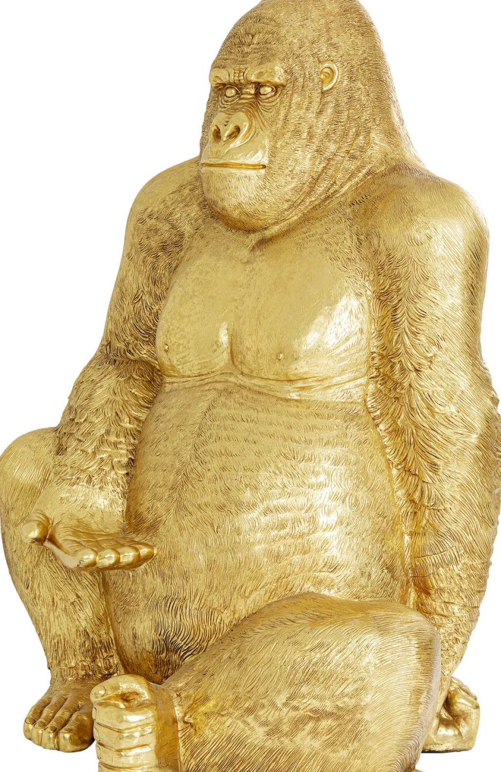 gorilla_koristeesine_patsas_kulta_xl_cm_1.webp Jalalliset Koriste-Esineet>KARE Design Gorilla Koriste-esine, Patsas Kulta XL 180cm
