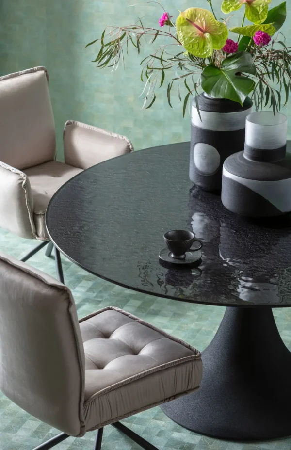 Pöydät>KARE Design Grande Possibilita Bubble Pyöreä Pöytä Musta Ø150cm