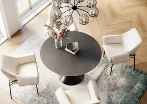 Pöydät>KARE Design Grande Possibilita Pyöreä Pöytä, Musta Ø120cm