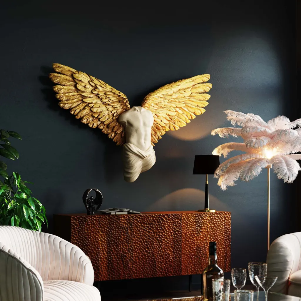guardian_angel_male_seinkoriste_xcm_0.webp Seinäkoristeet>KARE Design Guardian Angel Male Seinäkoriste 124x71cm