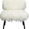 Nojatuolit>KARE Design Hairy White Nojatuoli Valkoinen