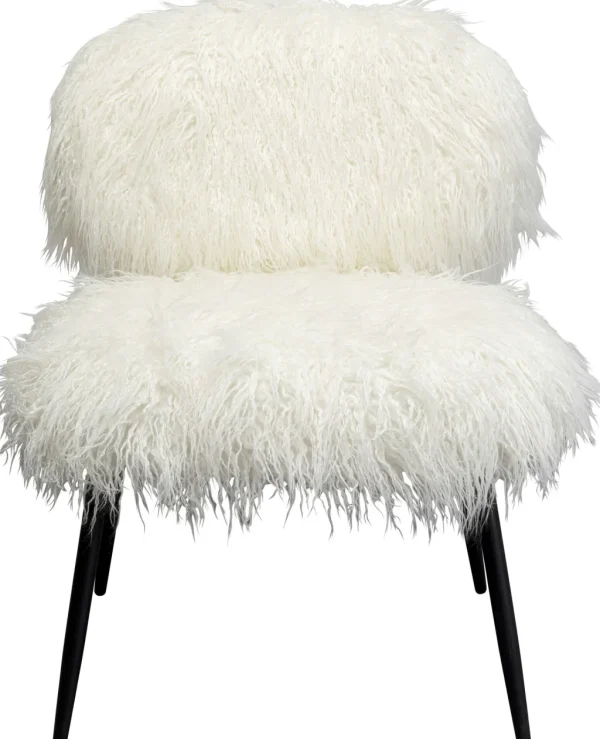 Nojatuolit>KARE Design Hairy White Nojatuoli Valkoinen
