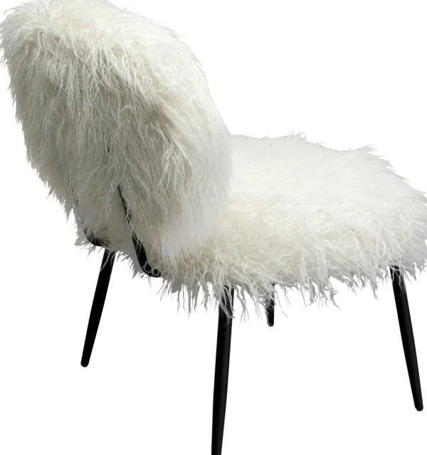 Nojatuolit>KARE Design Hairy White Nojatuoli Valkoinen