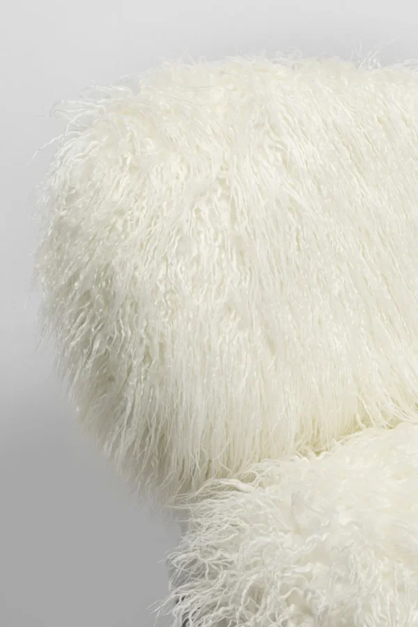 Nojatuolit>KARE Design Hairy White Nojatuoli Valkoinen