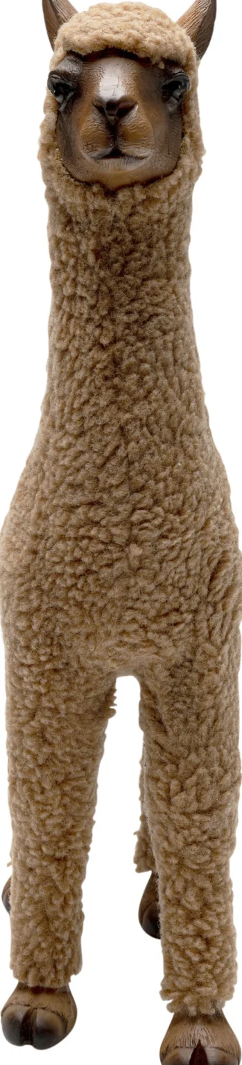 Koriste-Esineet>KARE Design Happy Alpaca Alpakka Koriste-esine Ruskea 38cm