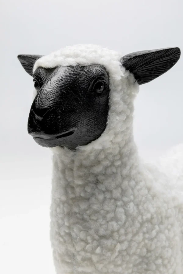 Koriste-Esineet>KARE Design Happy Sheep Woollammas Koriste-esine Valkoinen 28cm
