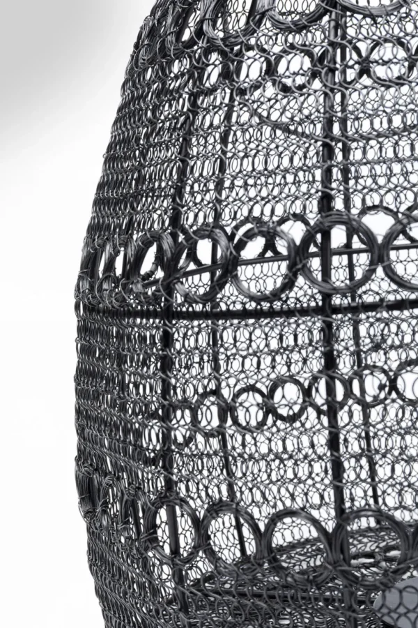 Lyhdyt>KARE Design Hayat Cone Black Lyhty 37cm