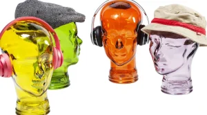 Koriste-Esineet>KARE Design Headphone Mount Transparent Kuuloketeline, Eri Värejä 29cm