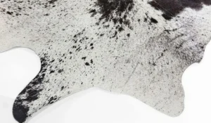 Matot>KARE Design Hide Lehmännahka Matto, Musta-valkoinen 219x242cm