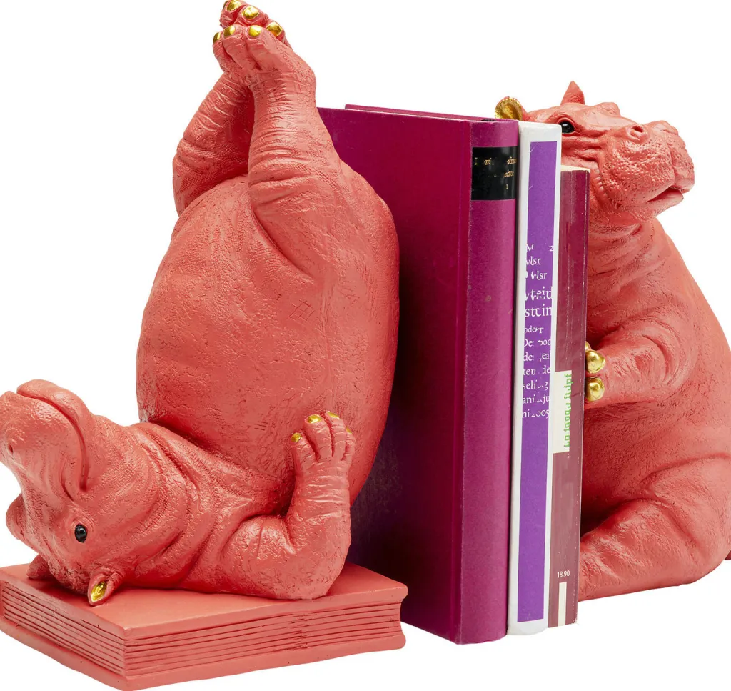 hippo_pink_kirjatuet_setti_1.webp Kirjatuet>KARE Design Hippo Pink Kirjatuet (2/Setti)