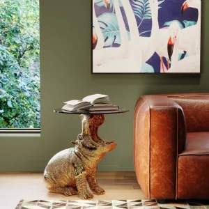 Sohvapöydät | Olohuone>KARE Design Hippo, Virtahepo Sivupöytä, Ø48cm