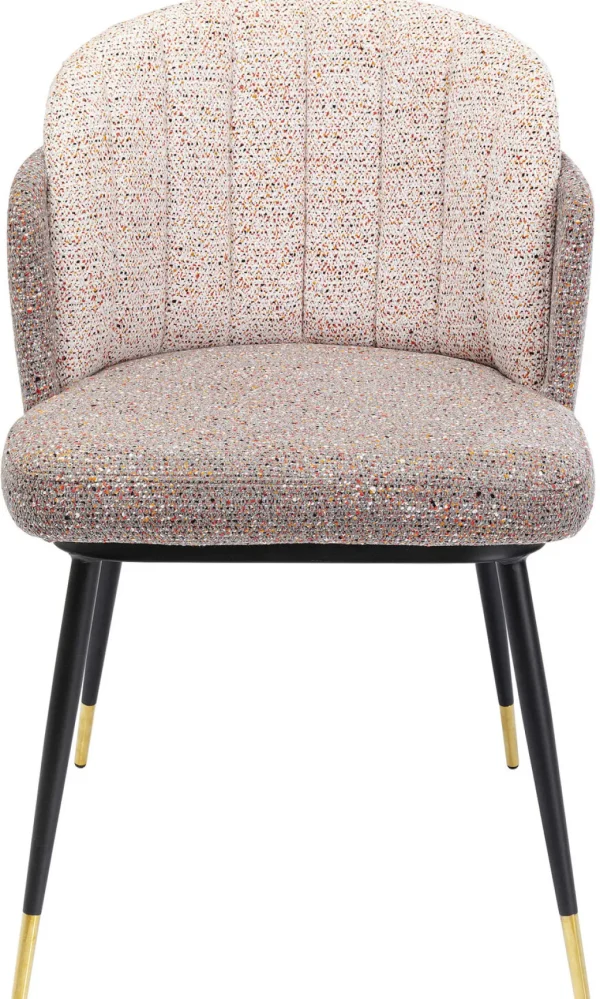 Tuolit>KARE Design Hojas Flitter Tuoli, Beige-ruskea