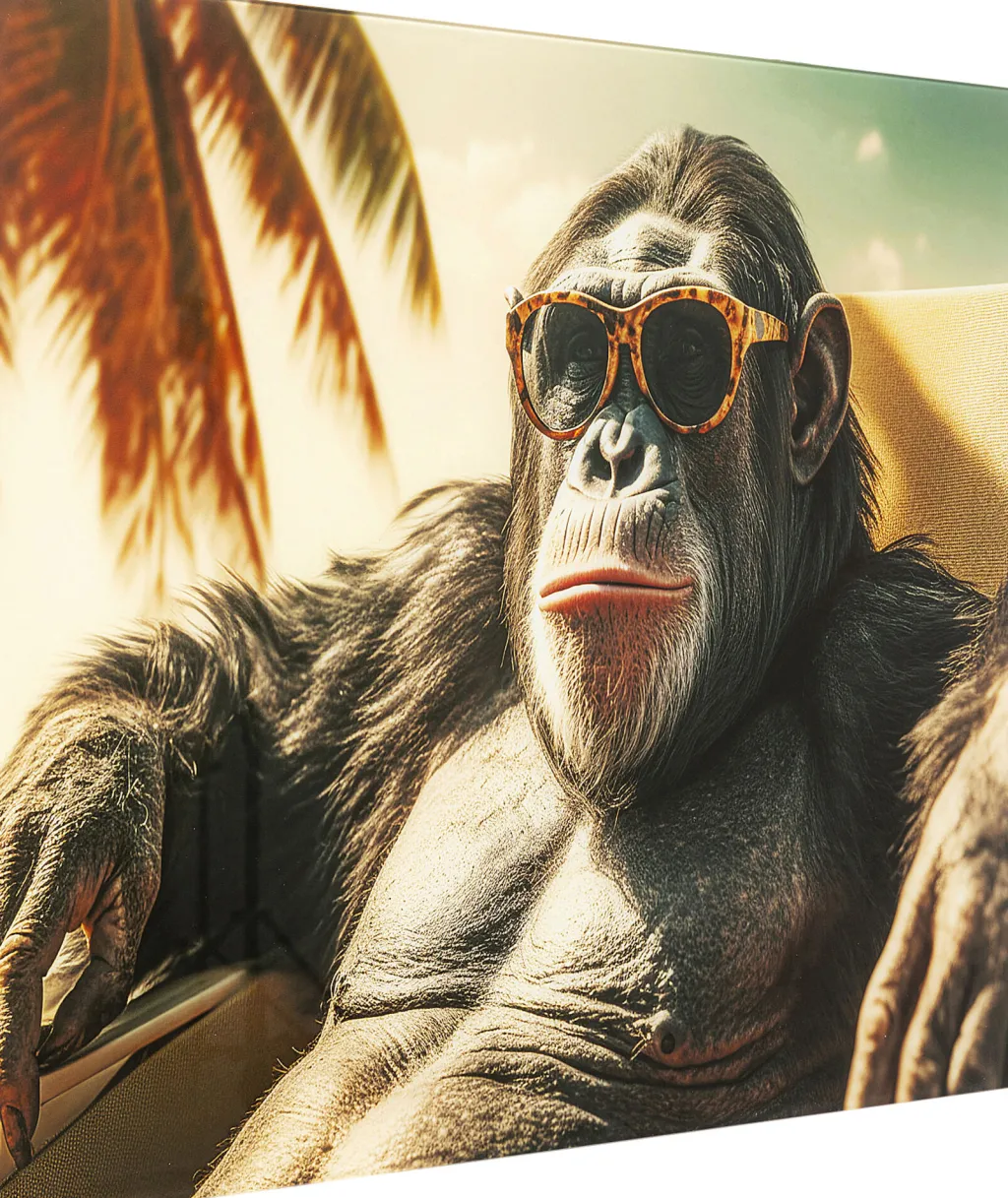holiday_monkey_apina_lasitaulu_xcm_0.webp Taulut | Olohuone>KARE Design Holiday Monkey Apina Lasitaulu 80x60cm