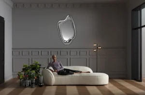 Peilit>KARE Design Hologram Peili, Hopea 117x68cm