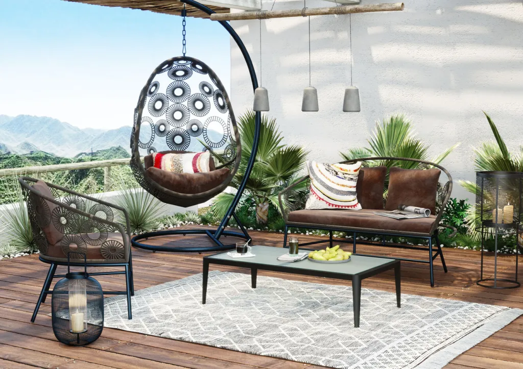 ibiza_brown_roikkuva_tuoli_ruskea_12.webp Nojatuolit>KARE Design Ibiza Brown Roikkuva Tuoli, Ruskea