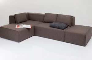 Olohuone | Kulmasohvat>KARE Design Infinity Dolce Kulmasohva, Ruskea, Vasen