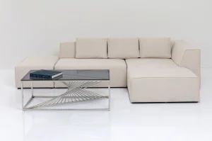 Olohuone | Kulmasohvat>KARE Design Infinity Ottomane Kulmasohva - Kermanvärinen, Oikea