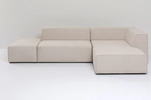 Olohuone | Kulmasohvat>KARE Design Infinity Ottomane Kulmasohva - Kermanvärinen, Oikea
