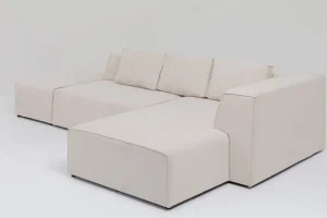 Olohuone | Kulmasohvat>KARE Design Infinity Ottomane Kulmasohva - Kermanvärinen, Oikea