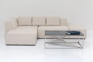 Olohuone | Kulmasohvat>KARE Design Infinity Ottomane Kulmasohva - Kermanvärinen, Vasen