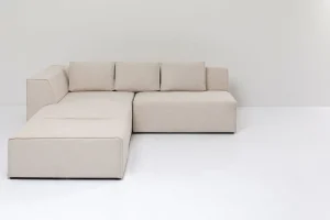 Olohuone | Kulmasohvat>KARE Design Infinity Ottomane Kulmasohva - Kermanvärinen, Vasen