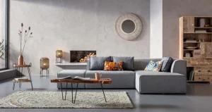 Olohuone | Kulmasohvat>KARE Design Infinity Ottomane Kulmasohva, Harmaa, Oikea