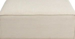 Olohuone | Kulmasohvat>KARE Design Infinity Ottomane Kulmasohva, Vakosametti, Kerma, Oikea
