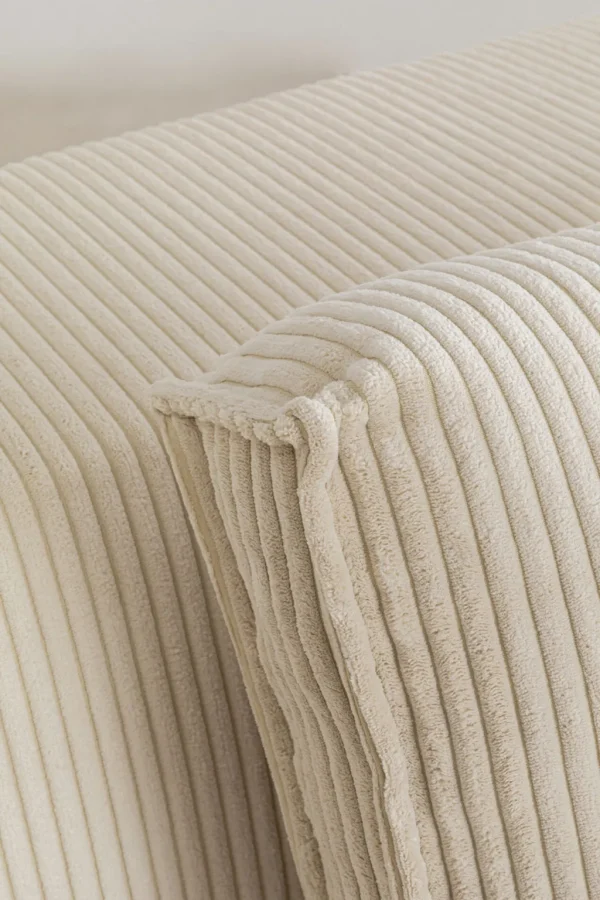 Olohuone | Kulmasohvat>KARE Design Infinity Ottomane Kulmasohva, Vakosametti, Kerma, Oikea
