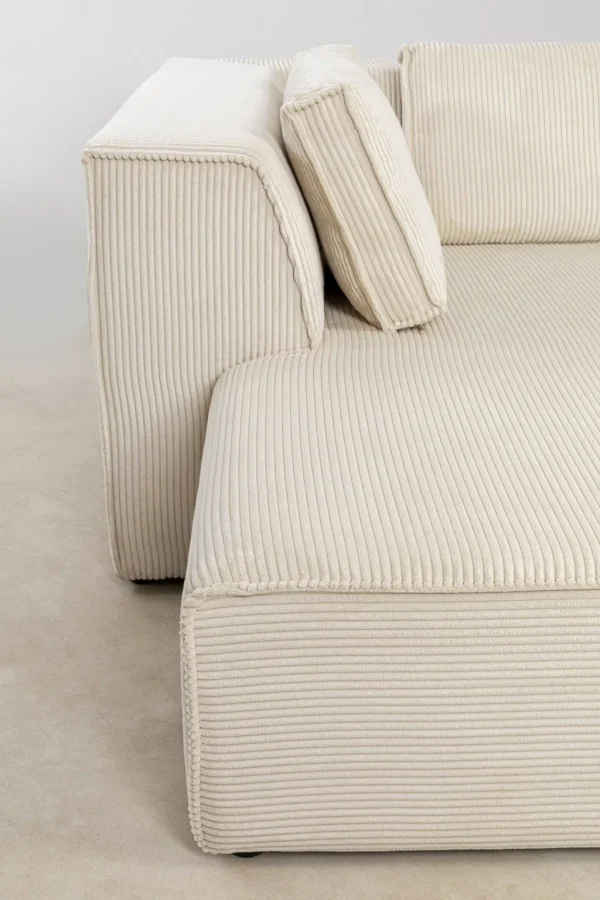 Olohuone | Kulmasohvat>KARE Design Infinity Ottomane Kulmasohva, Vakosametti, Kerma, Vasen