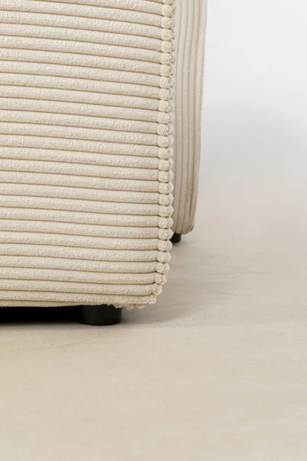 Olohuone | Kulmasohvat>KARE Design Infinity Ottomane Kulmasohva, Vakosametti, Kerma, Vasen