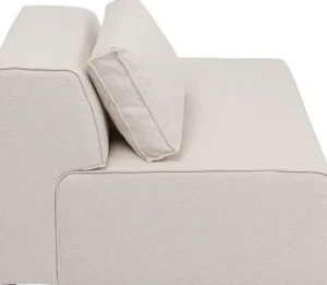 Moduulisohvat>KARE Design Infinity Ottomane Semi Moduuli - Kermanvärinen, Oikea 120cm