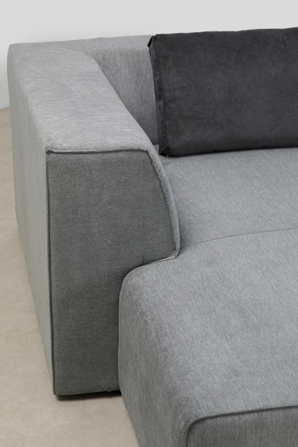 Olohuone | Kulmasohvat>KARE Design Infinity Ottomane Sohva, Harmaa, Vasen