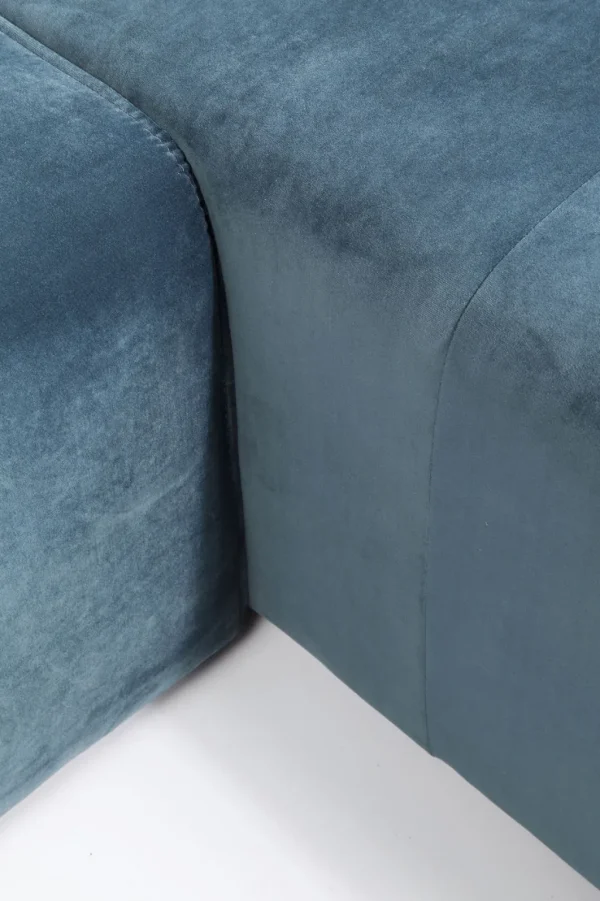 Sohvat | Moduulisohvat>KARE Design Infinity Velvet Kulmasohva, Ocean, Oikea