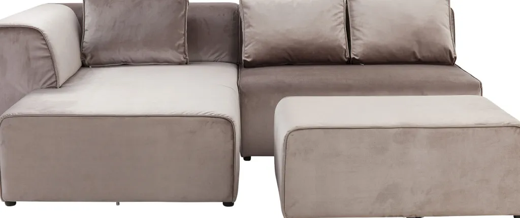 infinity_velvet_kulmasohva_taupe_vasen_2.webp Olohuone | Kulmasohvat>KARE Design Infinity Velvet Kulmasohva, Taupe, Vasen