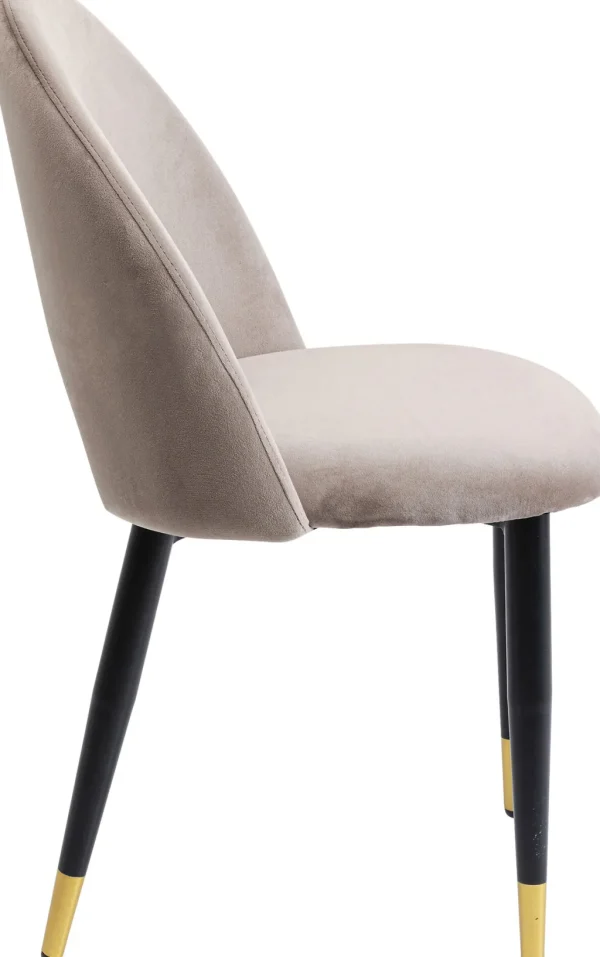 Tuolit>KARE Design Iris Velvet Tuoli Taupe (2/Setti)