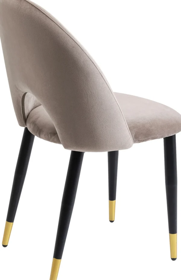 Tuolit>KARE Design Iris Velvet Tuoli Taupe (2/Setti)