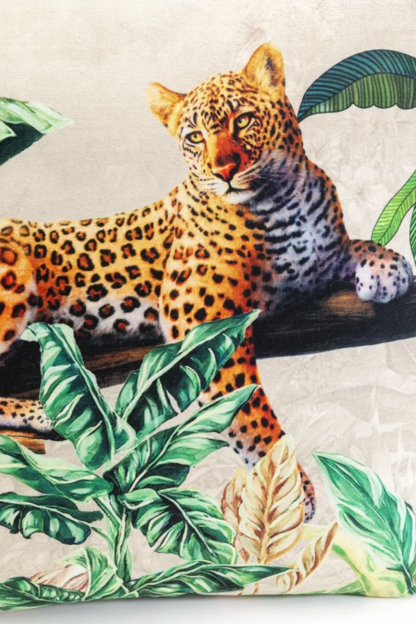 Sisustustyynyt | Olohuone>KARE Design Jungle Leopard Tyyny 43x43cm