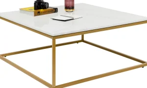 Sohvapöydät | Olohuone>KARE Design Key West Sohvapöytä, Kulta 90x90cm