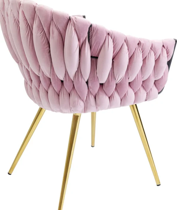 Tuolit>KARE Design Knot Tuoli Käsinojilla, Mauve