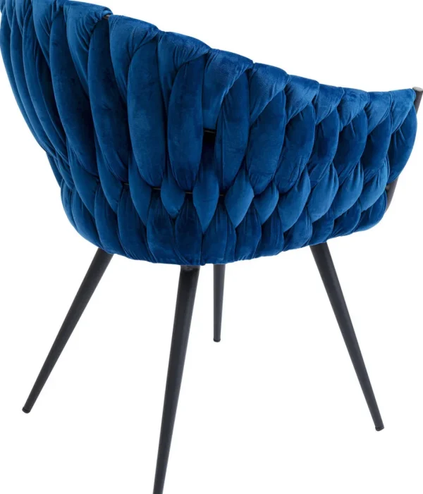 Tuolit>KARE Design Knot Tuoli Käsinojilla, Sininen