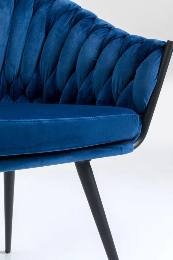 Tuolit>KARE Design Knot Tuoli Käsinojilla, Sininen