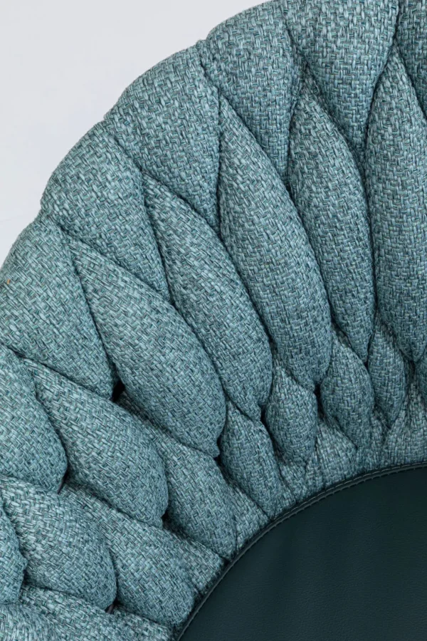 Tuolit>KARE Design Knot Tuoli Käsinojilla, Sinivihreä