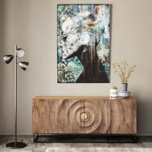 Taulut>KARE Design Lady Flower Lasitaulu 100x150cm