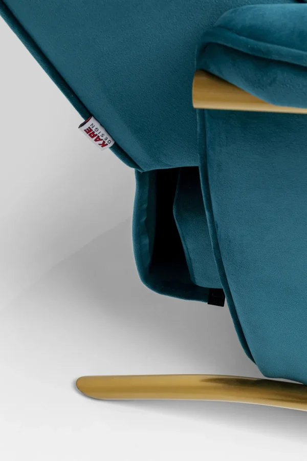 Olohuone | Nojatuolit>KARE Design Lazy Velvet Lepotuoli, Sininen