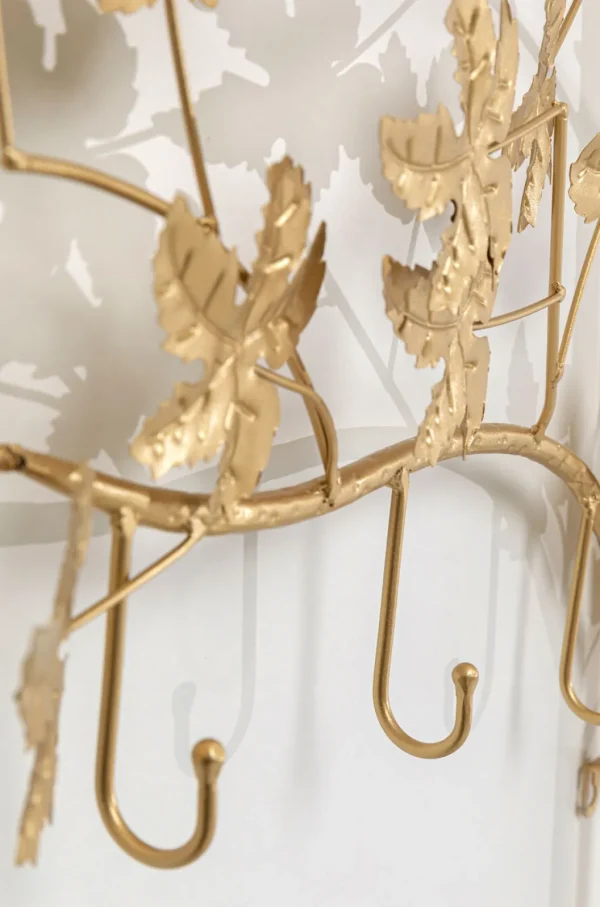 Seinänaulakot>KARE Design Leafline Seinänaulakko, Kulta 93cm