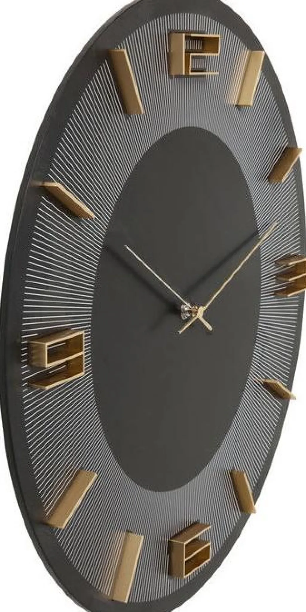 leonardo_seinkello_mustakulta_cm_1.webp Kellot>KARE Design Leonardo Seinäkello Musta/kulta Ø49cm